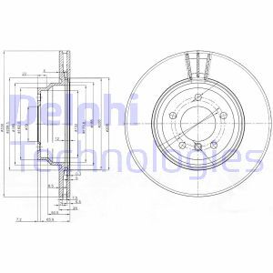 Disc frana BG3959 DELPHI - Disc frana Disc frana BG3959 DELPHI - Disc frana
