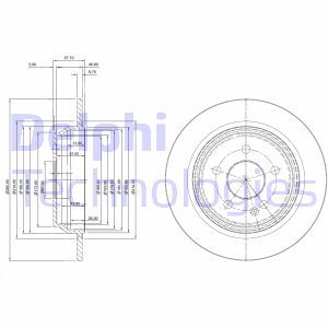 Disc frana BG3969 DELPHI - Frana disc Disc frana BG3969 DELPHI - Frana disc