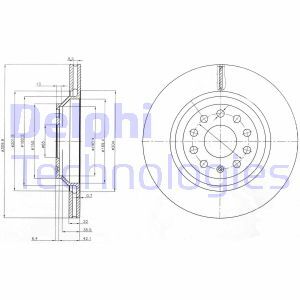 Disc frana BG3975 DELPHI - Disc frana Disc frana BG3975 DELPHI - Disc frana