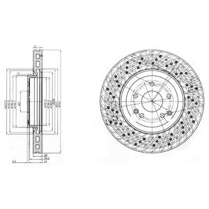 Disc frana BG3985 DELPHI - Disc frana Disc frana BG3985 DELPHI - Disc frana