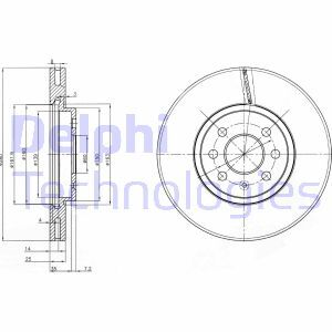 Disc frana BG3989 DELPHI - Frana disc Disc frana BG3989 DELPHI - Frana disc