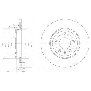 Disc frana BG3996 DELPHI - Disc frana Disc frana BG3996 DELPHI - Disc frana