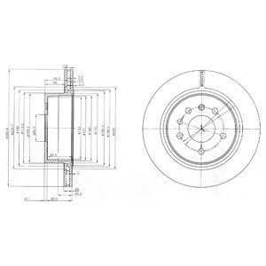 Disc frana BG4043 DELPHI - Disc frana Disc frana BG4043 DELPHI - Disc frana