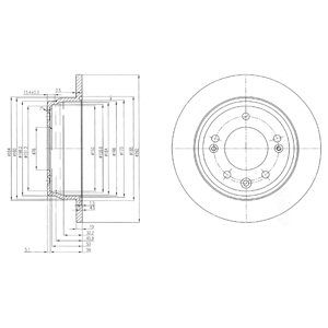 Disc frana BG4082 DELPHI - Frana disc Disc frana BG4082 DELPHI - Frana disc