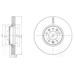 Disc frana BG4083 DELPHI - Disc frana Disc frana BG4083 DELPHI - Disc frana