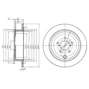 Disc frana BG4158 DELPHI - Disc frana Disc frana BG4158 DELPHI - Disc frana