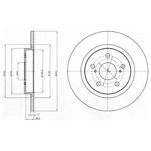 Disc frana BG4200 DELPHI - Disc frana Disc frana BG4200 DELPHI - Disc frana
