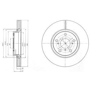Disc frana BG4236 DELPHI - Disc frana Disc frana BG4236 DELPHI - Disc frana