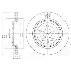 Disc frana BG4240 DELPHI - Frana disc Disc frana BG4240 DELPHI - Frana disc