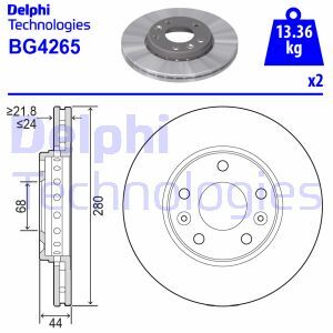 Disc frana BG4265 DELPHI - Disc frana Disc frana BG4265 DELPHI - Disc frana