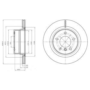Disc frana BG4293 DELPHI - Frana disc Disc frana BG4293 DELPHI - Frana disc