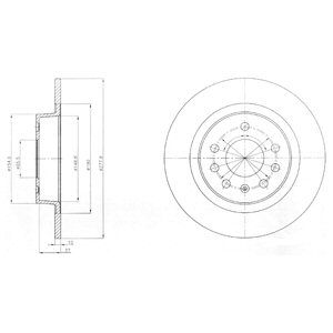Disc frana BG4300 DELPHI - Disc frana Disc frana BG4300 DELPHI - Disc frana