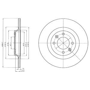 Disc frana BG4322 DELPHI - Disc frana Disc frana BG4322 DELPHI - Disc frana