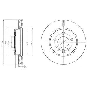 Disc frana BG4343 DELPHI - Frana disc