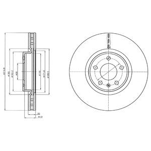 Disc frana BG4346 DELPHI - Disc frana