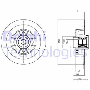Disc frana BG9028RS DELPHI - Disc frana Disc frana BG9028RS DELPHI - Disc frana