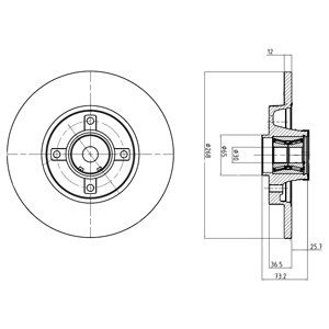 Disc frana BG9053RS DELPHI - Disc frana Disc frana BG9053RS DELPHI - Disc frana