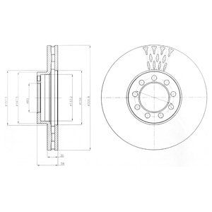 Disc frana BG9062 DELPHI - Disc frana Disc frana BG9062 DELPHI - Disc frana