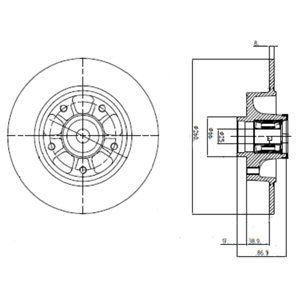 Disc frana BG9112RS DELPHI - Disc frana Disc frana BG9112RS DELPHI - Disc frana