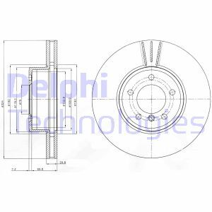 Disc frana BG9871 DELPHI - Frana disc Disc frana BG9871 DELPHI - Frana disc