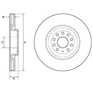 Disc frana BG9952 DELPHI - Frana disc Disc frana BG9952 DELPHI - Frana disc