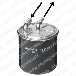 filtru combustibil HDF544 DELPHI - Filtru combustibil/carcasa filtru combustibil HDF544 DELPHI - Filtru combustibil/carcasa