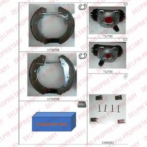 Set saboti frana KP1101 DELPHI - Frana tambur Set saboti frana KP1101 DELPHI - Frana tambur