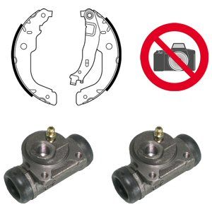 Set saboti frana KP1113 DELPHI - Material frictiune sabot frana/ sabot frana