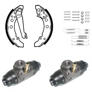Set saboti frana KP791 DELPHI - Material frictiune sabot frana/ sabot frana