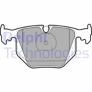 set placute frana,frana disc LP1143 DELPHI - Frana disc set placute frana,frana disc LP1143 DELPHI - Frana disc