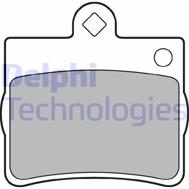 set placute frana,frana disc LP1402 DELPHI - Set placute frana set placute frana,frana disc LP1402 DELPHI - Set placute frana