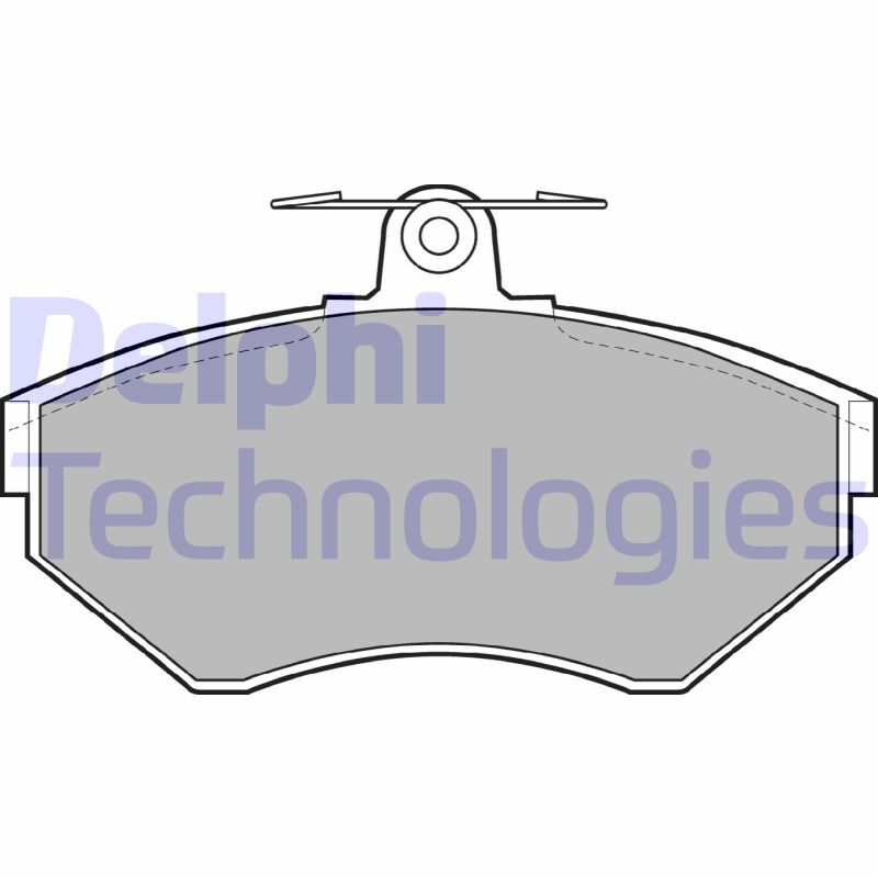 set placute frana,frana disc LP1409 DELPHI - Set placute frana set placute frana,frana disc LP1409 DELPHI - Set placute frana