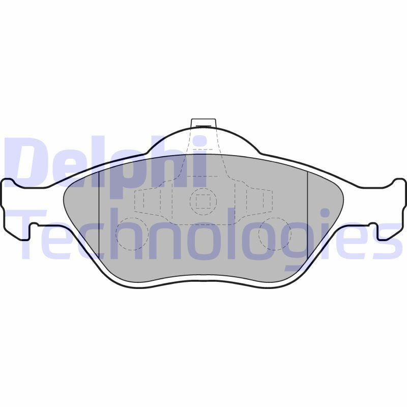 set placute frana,frana disc LP1469 DELPHI - Set placute frana set placute frana,frana disc LP1469 DELPHI - Set placute frana