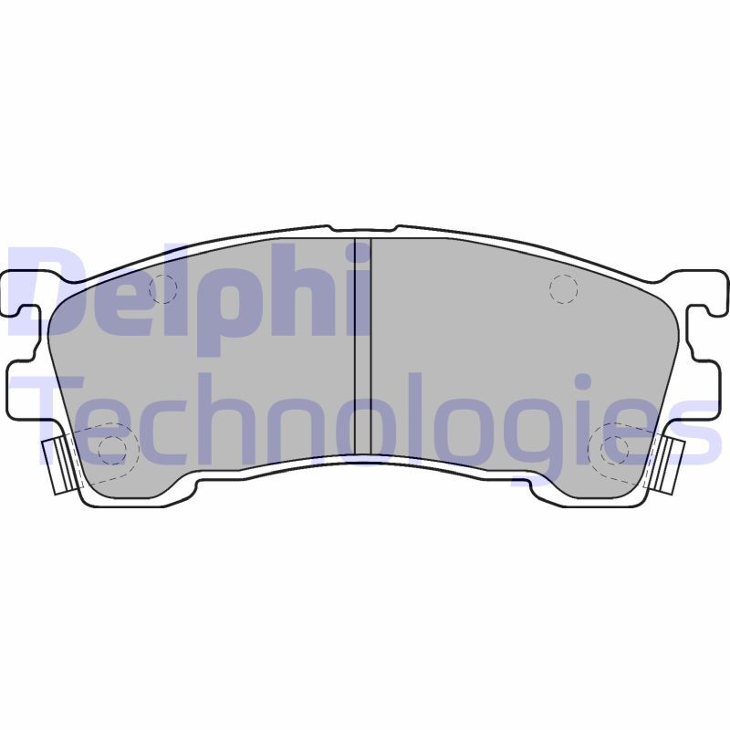 set placute frana,frana disc LP1518 DELPHI - Set placute frana set placute frana,frana disc LP1518 DELPHI - Set placute frana