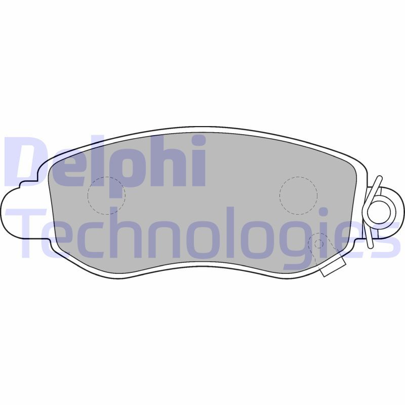 set placute frana,frana disc LP1582 DELPHI - Frana disc set placute frana,frana disc LP1582 DELPHI - Frana disc