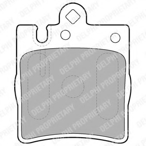 set placute frana,frana disc LP1618 DELPHI - Set placute frana set placute frana,frana disc LP1618 DELPHI - Set placute frana