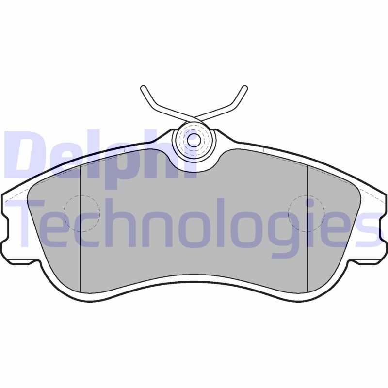 set placute frana,frana disc LP1624 DELPHI - Frana disc set placute frana,frana disc LP1624 DELPHI - Frana disc