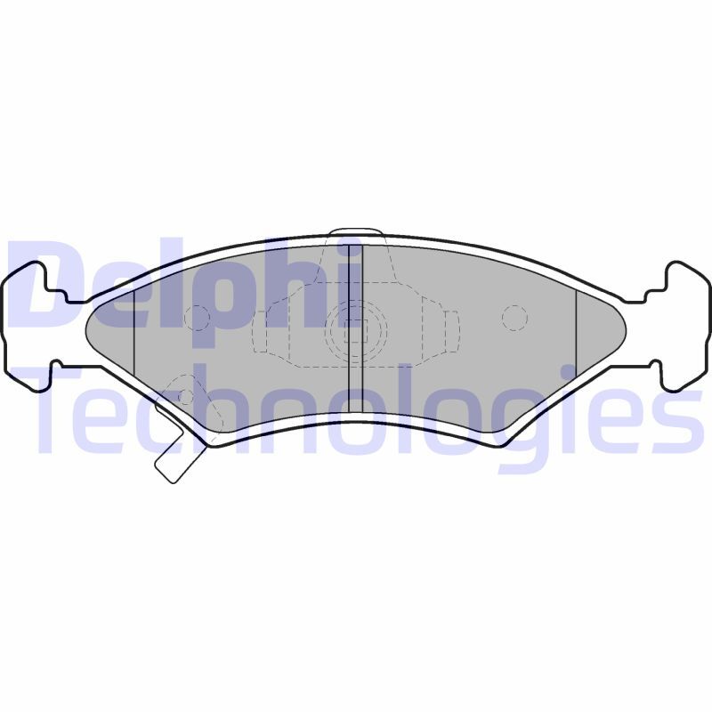 set placute frana,frana disc LP1630 DELPHI - Frana disc set placute frana,frana disc LP1630 DELPHI - Frana disc