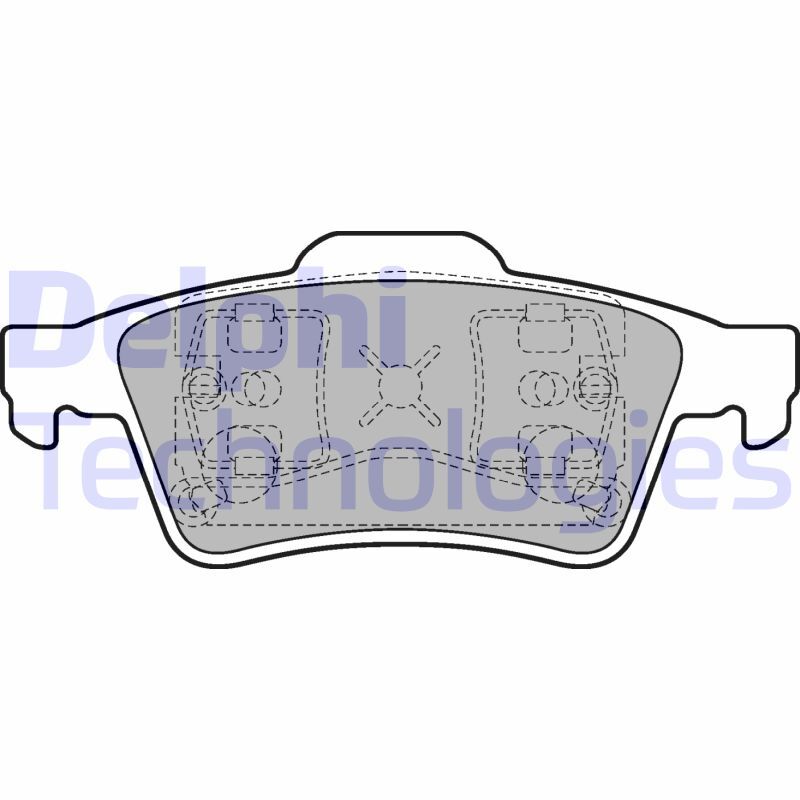 set placute frana,frana disc LP1701 DELPHI - Set placute frana set placute frana,frana disc LP1701 DELPHI - Set placute frana