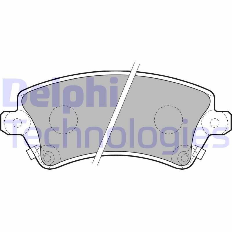 set placute frana,frana disc LP1737 DELPHI - Frana disc set placute frana,frana disc LP1737 DELPHI - Frana disc