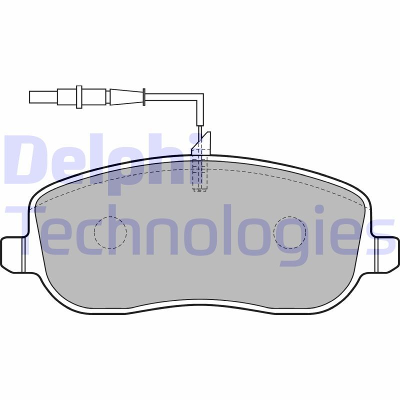 set placute frana,frana disc LP1792 DELPHI - Set placute frana set placute frana,frana disc LP1792 DELPHI - Set placute frana