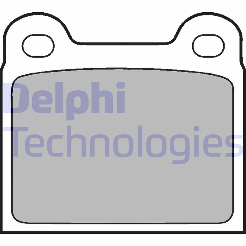 set placute frana,frana disc LP18 DELPHI - Frana disc set placute frana,frana disc LP18 DELPHI - Frana disc