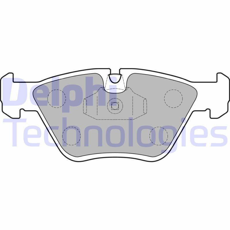 set placute frana,frana disc LP1843 DELPHI - Frana disc set placute frana,frana disc LP1843 DELPHI - Frana disc