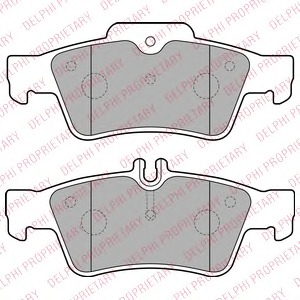 set placute frana,frana disc LP1868 DELPHI - Frana disc set placute frana,frana disc LP1868 DELPHI - Frana disc