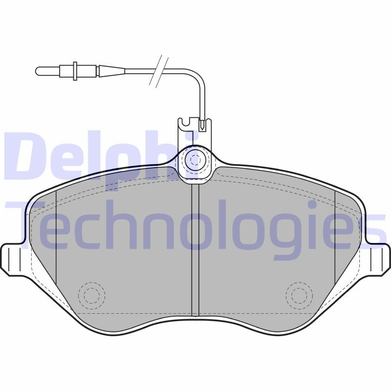 set placute frana,frana disc LP1891 DELPHI - Set placute frana set placute frana,frana disc LP1891 DELPHI - Set placute frana
