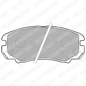 set placute frana,frana disc LP1902 DELPHI - Frana disc set placute frana,frana disc LP1902 DELPHI - Frana disc