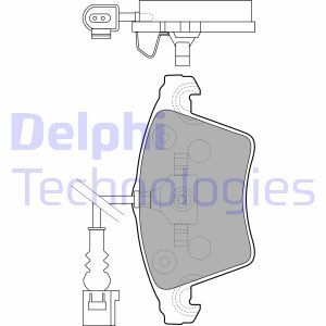 set placute frana,frana disc LP1913 DELPHI - Frana disc set placute frana,frana disc LP1913 DELPHI - Frana disc