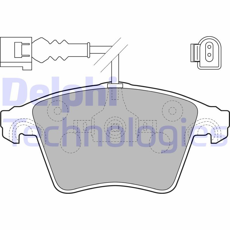 set placute frana,frana disc LP1914 DELPHI - Frana disc set placute frana,frana disc LP1914 DELPHI - Frana disc