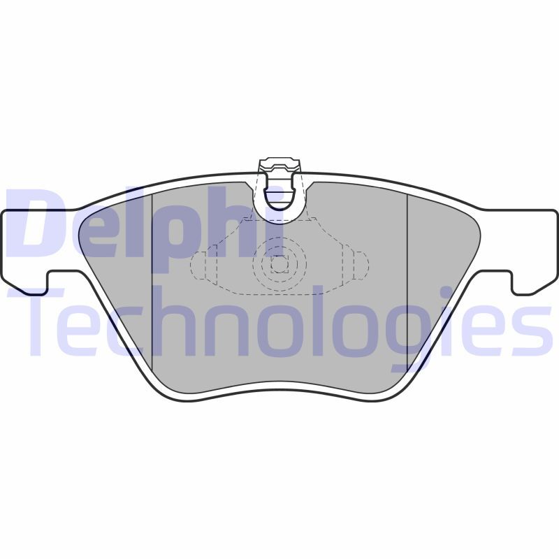 set placute frana,frana disc LP1956 DELPHI - Frana disc