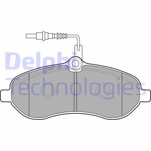 set placute frana,frana disc LP1995 DELPHI - Frana disc